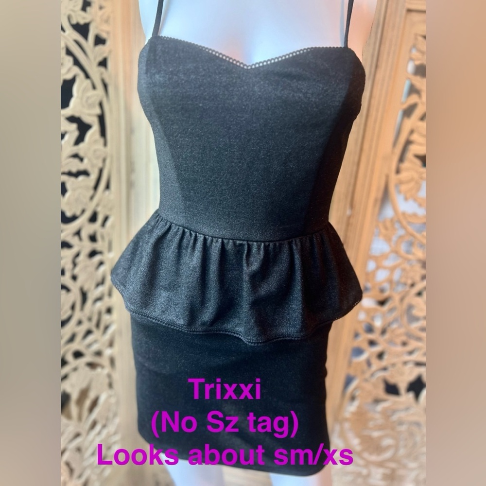 Black Peplum Dress